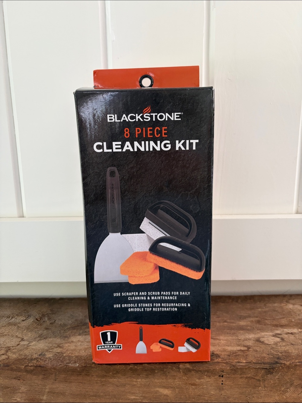 Blackstone Cleaning Kit with Orange Accents